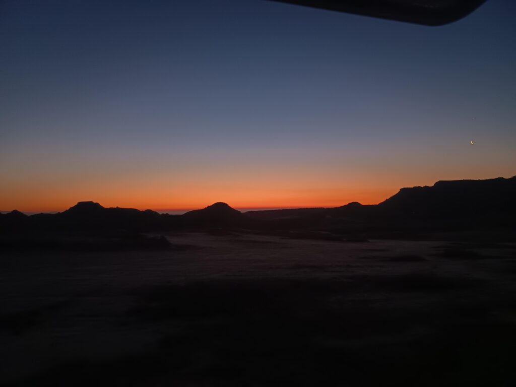Viaggio nella penisola Iberica: alba nel deserto di Monegros