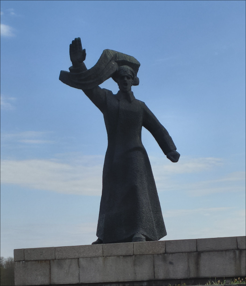 alla conquista del baltico: monumento ai fucilieri lettoni